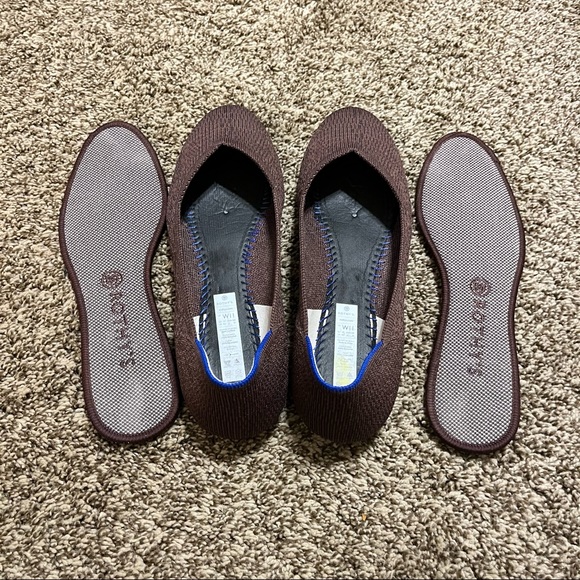 VGUC Size 11 Truffle Python Rothy’s Flat - Picture 5 of 7